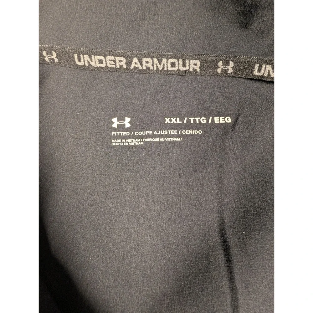 Under Armour Vanish Hybrid Vest Mens XXL Black Full Zip Athletic NWT